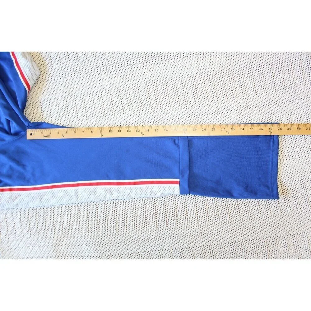 Baby Phat Girls Sweat Pants Size Large/12-14 Pull on Red Blue & white